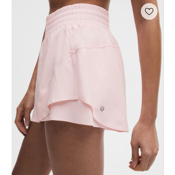 Women's Lululemon Shake It Out High-Rise Run Shorts XS Pink - Picture 2 of 3